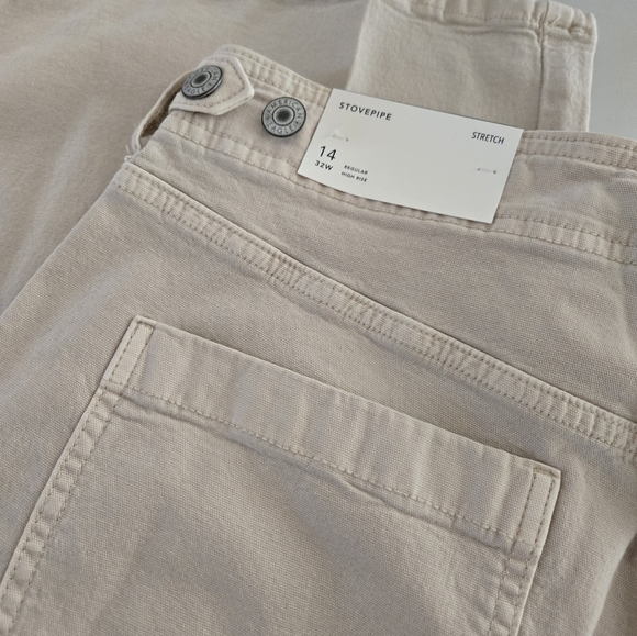 NWT AE Stretch High-Waisted Stovepipe Pant - Picture 11 of 13